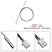 Yuuhseel 6Pcs 10K 3950 NTC Temperature Sensor Probe 1M 39.37inch Waterproof Stainless Steel Temp Probe for Refrigerator, Aquarium, Industrial, Water Dispenser Parts
