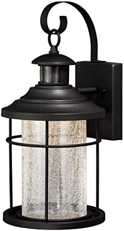 VAXCEL Melbourne Bronze LED Motion Sensor Dusk to Dawn Coastal Outdoor Wall Light