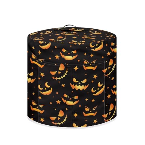Image of Halloween Cool Pumpkin Kitchen Appliance Cover Appliance Cover | Protect from Scratches Delicate Kitchen Suitable for Most Models Picnic Party Gifts for Female Friend 8 Quart