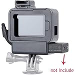 ULANZI-V2-Protective-Housing-Case-Vlogging-Frame-Cage-Mount-with-Microphone-Cold-Shoe-Compatible-for-GoPro-Hero-7-6-5-Vlog-Setup-Action-Camera-Accessories