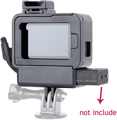 ULANZI-V2-Protective-Housing-Case-Vlogging-Frame-Cage-Mount-with-Microphone-Cold-Shoe-Compatible-for-GoPro-Hero-7-6-5-Vlog-Setup-Action-Camera-Accessories