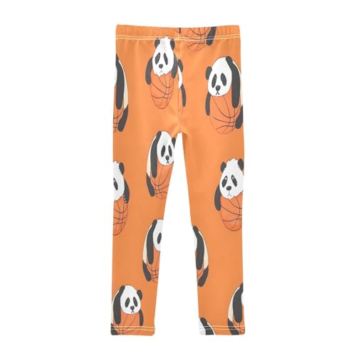 Bolaz Toddler Girls Leggings Printed Yoga Pants Leggings Panda Basketball for Kids2