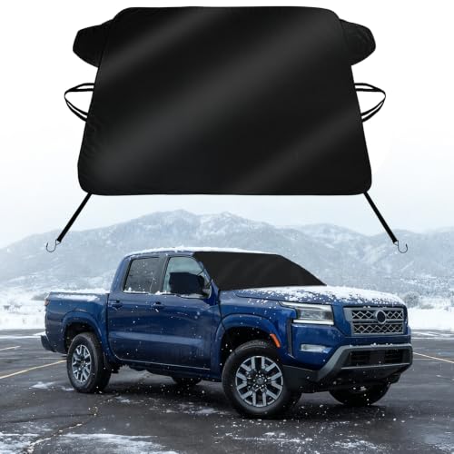 Image of Windshield Cover for Ice and Snow for 2022-2026 2027 Nissan Frontier