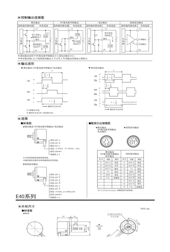 Encodeur rotatif E40H8 haute résolution 1024 impulsions - 4