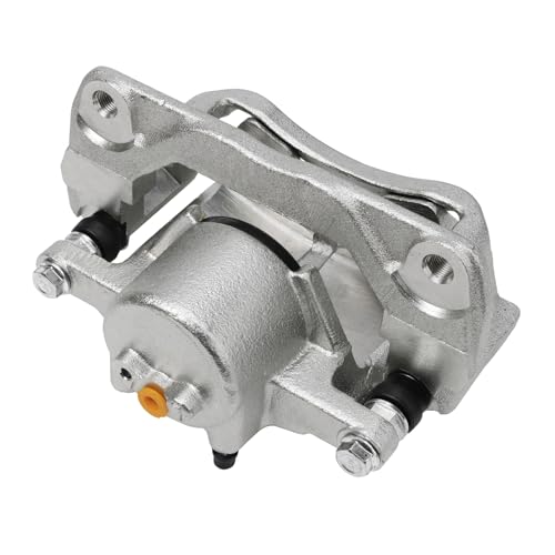 Image of Detroit Axle - Front Left Brake Caliper for Ford Fusion Lincoln MKZ Zephyr Mazda 6 Mercury Milan, Driver Side Brake Caliper w /Bracket Replacement