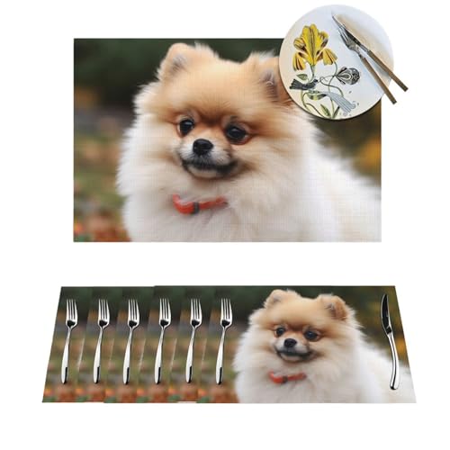Set de table antidérapant lavable en PVC imperméable lot de 4