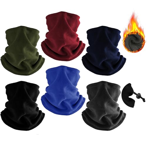 Winter Neck Warmer Ski Face Mask: Neck Gaiter Mask Face Cover Balaclava Scarf