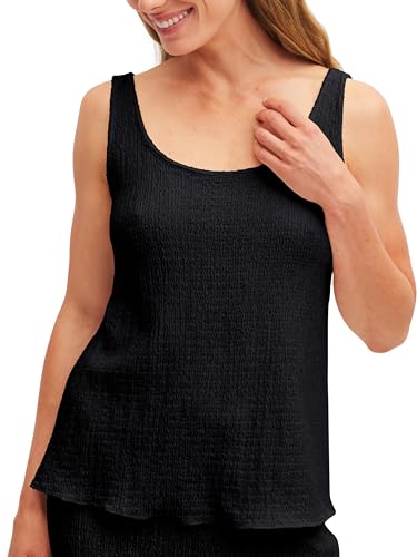Débardeur noir femme CALIDA Favourites Layering en taille L