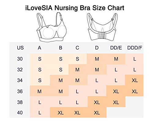 image for iloveSIA Womens Seamless Sleep Nursing Bra for Breastfeeding Clip Down