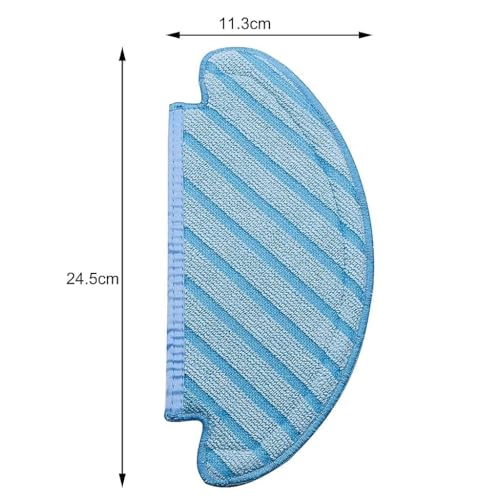Image of Replacement Accessories Wet Mop Pad Compatible with Ecovacs Deebot N10 OZMO T8 T9 PRO T9 AIVI Robot Vacuum Deebot N10 Replacement Mop Pad (ED N10 WETMOP 3)