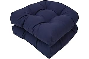 U-Shaped Outdoor Chair Cushions Enhance Patio Comfort