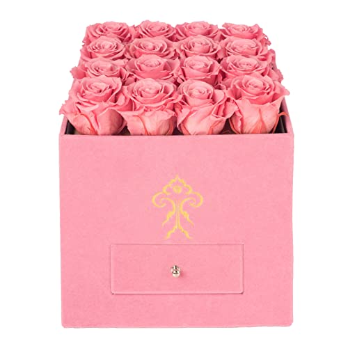 Premium roses, Flowers for Delivery Prime Birthday, Pink roses, Flowers Fresh Bouquet, (Gifts for Girlfriend, Romantic Gift for Women) Send Fresh Pink Flowers, Long Lasting Roses