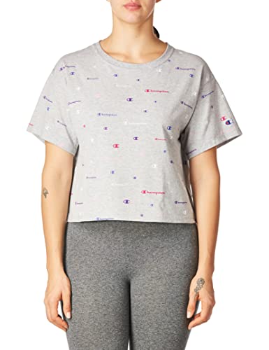 Image of Champion Women's Cropped T-Shirt, Classic Cropped Tee Shirt for Women,Crop Top T Shirts For Women