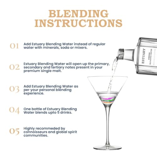 Image of Estuary Vodka Blending Water (Pack of 4 X 750 ML) | Premium Non-Alcoholic Mixer for Vodka