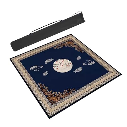 Tapete cuadrado para mahjong 60x60 cm con bolsa