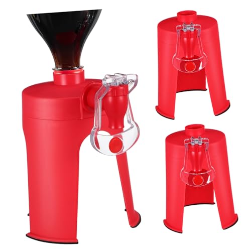 CONGARTENO Creative Water Drink Dispenser Stand with Faucet for Easy Beverage Control Food Grade Device for Carbonated Drinks Desktop