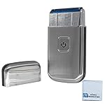 Professional Portable Electric Foil Shaver for Close Shaves for Men and Woman Hair Removal + eCostConnection Microfiber…