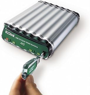 BUSLINK 1.5TB Ext HDD 256BIT 암호화 Hipaa Nist 인증 2ACCES 키