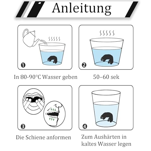 Jiaanle Zahnschutz für Kinder 6-10 Jahre（2er Pack）- Mundschutz für Hockey, Kickbox, Boxen, Kampfsport Eishockey, CE