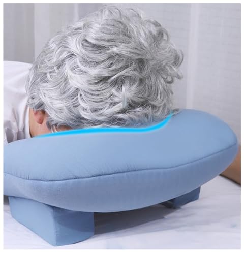Fotrsta Almohada Boca Abajo para Dormir, Almohada Propensa A Posicionamiento De La Cabeza Después De La Cirugía De Los Ojos Almohada para Masaje Siesta Almohada De Bronceado