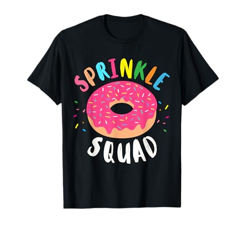 Cool Donut Sprinkle Squad Donut Lover Matching Birthday Camiseta