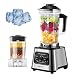 SOKANY SK-999 6000W Mezcladora de alto rendimiento, 15 velocidades, dos en uno [mezcladora y batidora 2.5l, trituradora de café], función de rotura de hielo, función de autolimpieza (SK-999, 6000W)