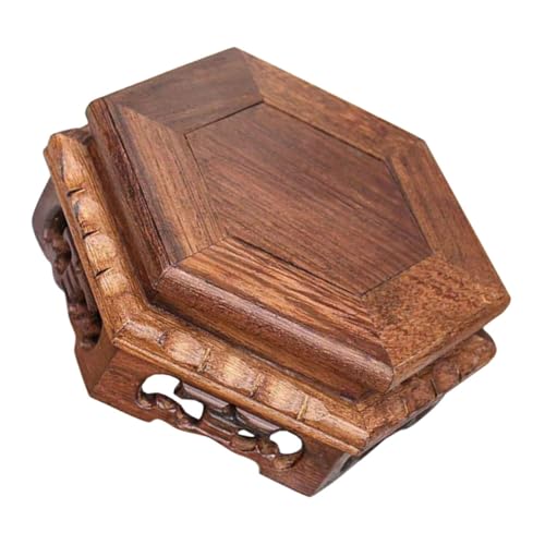 BEBEMOKO Base De Florero Soporte De Planta Ajustable Jardinera Soporte Para Plantas De Interior Soportes Para Plantas Decoración De Centro De Mesa Mostrar Decoracion Estetica De Madera