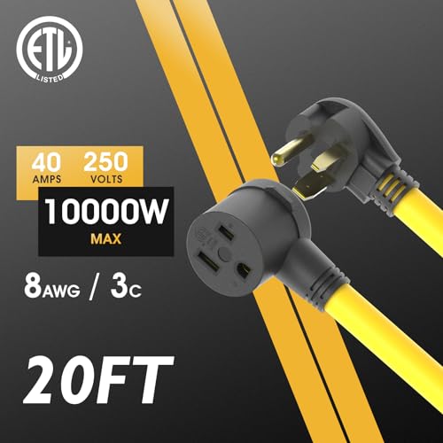 Rallonge de soudage 8AWG câble d'alimentation 6-50P 20FT pour soudeuse
