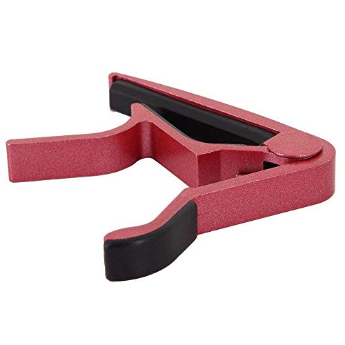 U/K Capo pour guitare électrique et acoustique, ukulélé, banjo, guitare folk et mandoline Rouge - Les Beatles, Paul McCartney, John Lennon, RIngo Starr, George Harrison U/K Capo pour guitare électrique et acoustique, ukulélé, banjo, guitare folk et mandoline Rouge – Image 7
