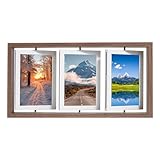 【Tolles Geschenk】 Dieser Fotorahmen Holz eignet sich nicht nur zur Dekoration Ihres eigenen Zuhauses, sondern ist auch eine einzigartige Geschenkauswahl. Kreieren Sie Ihre eigene personalisierte Dekoration mit Fotorahmen. Bilderrahmen Mehrere Bilder ist ein ausgezeichnetes Geschenk für Freunde und Familie zum Geburtstag, zur Hochzeit und zum Muttertag und vermittelt Emotionen und Wärme.