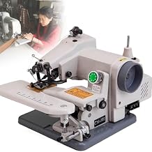 Blindstitch Sewing Machine,Portable Desktop Blind Hem Sewing Machine, Invisible Seam, Adjustable Stitch Penetration, 1200-Rpm,for Cuffs,Skirt,Draperies
