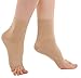 Zcargel Ankle Support Open-Toe Compression Socks (20-30mmHG) for Men Women