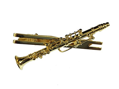 Clip de lazo con motivo de clarinete Miniblings el regalo original para musicos y clarinetistas