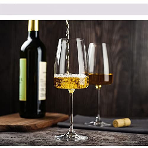 Copa de vino tinto y flauta de champán de cristal transparente 4