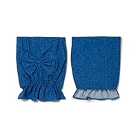 Coprischienale Imbottito - Set 2 Pezzi - Stile Shabby Chic Melange - Sfoderabile Con Fiocco - Foto 4