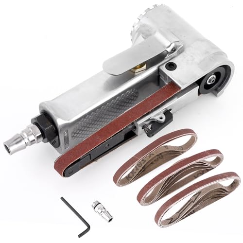 Mini Air Belt Sander 1.5HP Pneumatic Belt Grinder 18 000 RPM