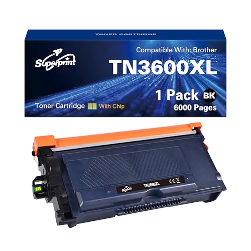 Toner noir TN-3600XL pour imprimer de gros volumes de documents sans changer de cartouche