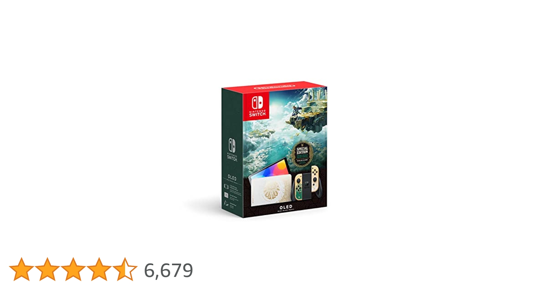 任天堂 - 【全額返金保証】【最速発送】Nintendo Nintendo Switch (有機ELモデル) ゼルダの伝説 Tears of the Kingdom エディション HEG-S-KDAAA(JPN) 超美品 動作確認済 Nintendo Switch (OLED model) The Legend of Zelda: Tears of