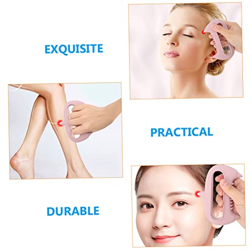 GLEAVI Massageador De Silicone Para Couro Cabeludo Massageador De Mão Massageador De Couro Cabeludo