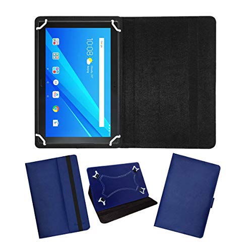 Image of Fastway Flip Case Cover with Stand for Lenovo Tab 4 10 (TB-X304L) (TB-X304F) Tablet (Blue)