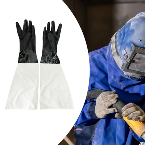 Guantes para chorro de arena ideales para cabinas de decapado industriales 8