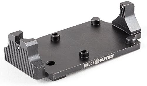 RBU Mount w/2 Dot Tritium Sight for Glock and The Docter Red Dot Sights, Burris Fastfire, Vortex Viper/Venom & More