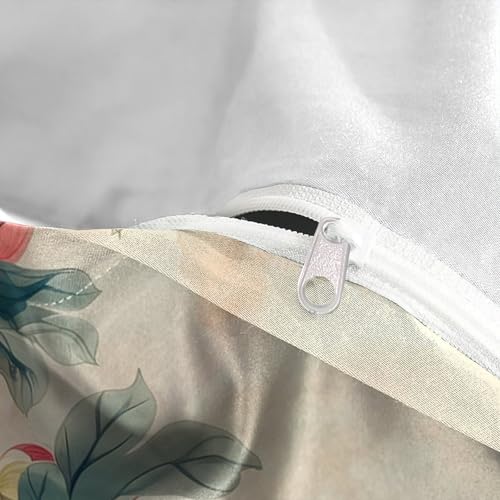 Housse de couette pivoines 3D pour une chambre zen et douce - 8