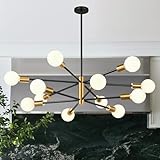 33' Modern Chandelier Ceiling Light Fixture,...