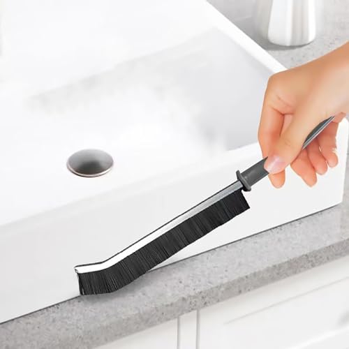 Image of Crevice Cleaning Brush. Hard Bristle Crevice Cleaning Brush.Bathroom Long Gap Brush, Bathroom Kitchen Tile Dead Corner Cleaning, Multifunctional Window Sliding Door dust Hard Bristle Brush