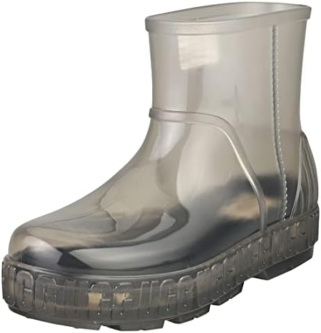 UGG W DRIZLITA CLEAR 23cm 防水 防寒 UGG Women's Drizlita Clear Rain Boot, Black, 38 EU: Buy Online at
