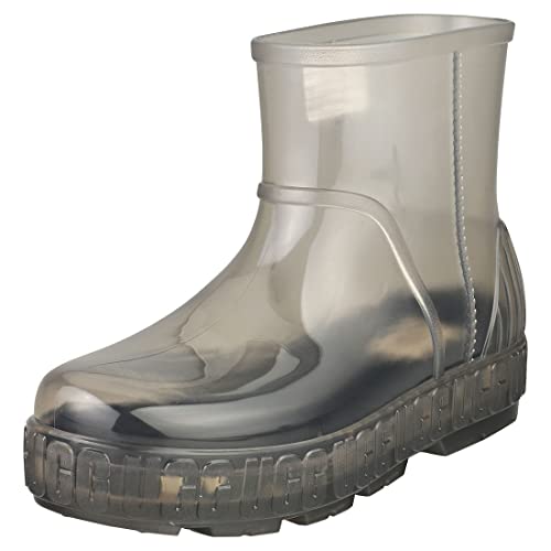 UGG Damen DRIZLITA Clear Gummistiefel, Schwarz, 37 EU