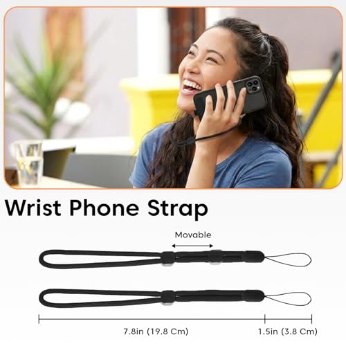 Image of Sounce Adjustable Nylon Lanyard Universal Neck and Wrist Strap, Compatible with all Mobile Phones, Secure Anti Drop, Durable, Lightweight