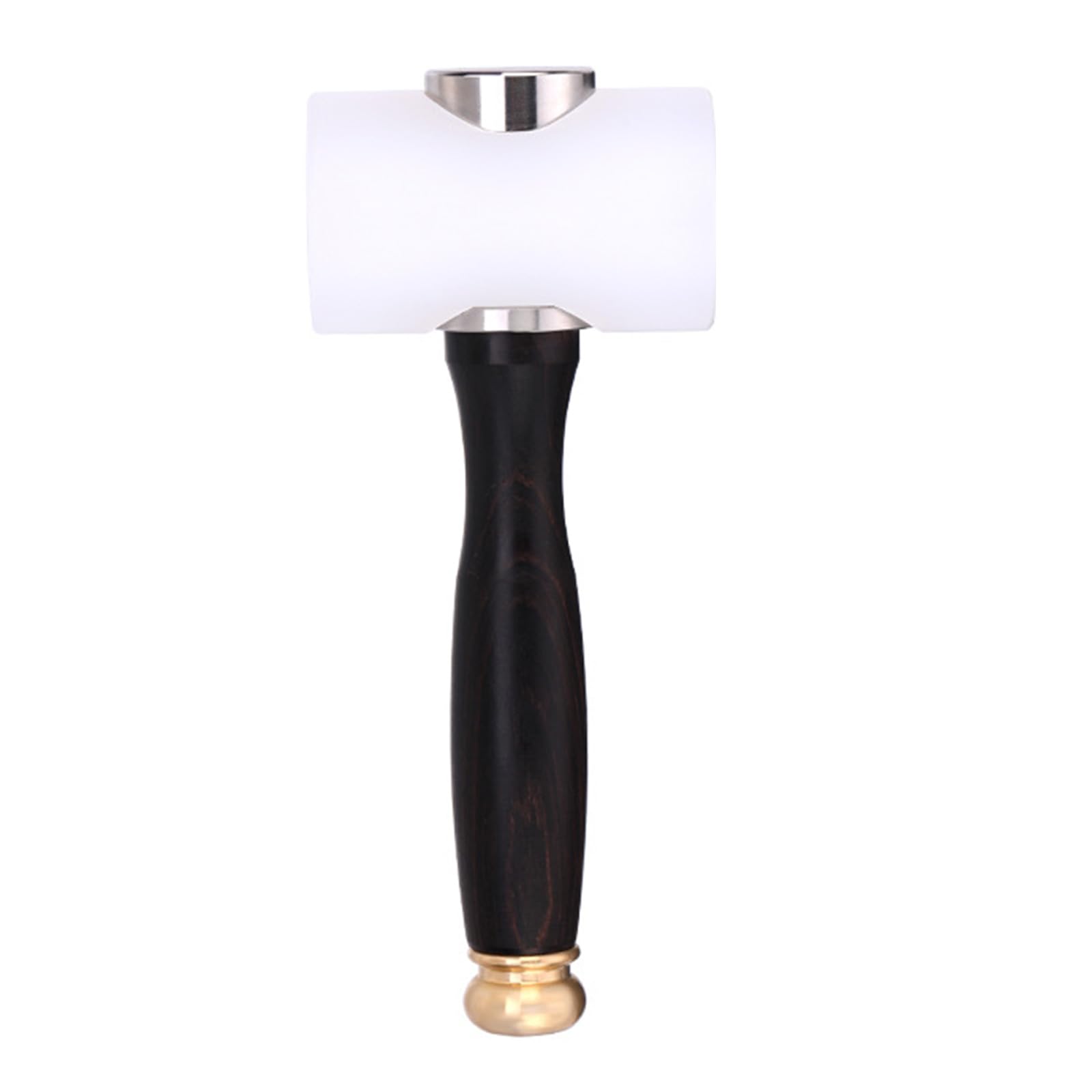 Wood Handle Hammer Easy to Use Leather Carving Hammer Leather Craft Tool Multifunctional Leathercraft Carving Wood Handle