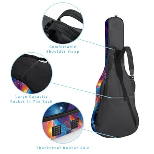Housse guitare étanche multicolore pour éviter les rayures - 3